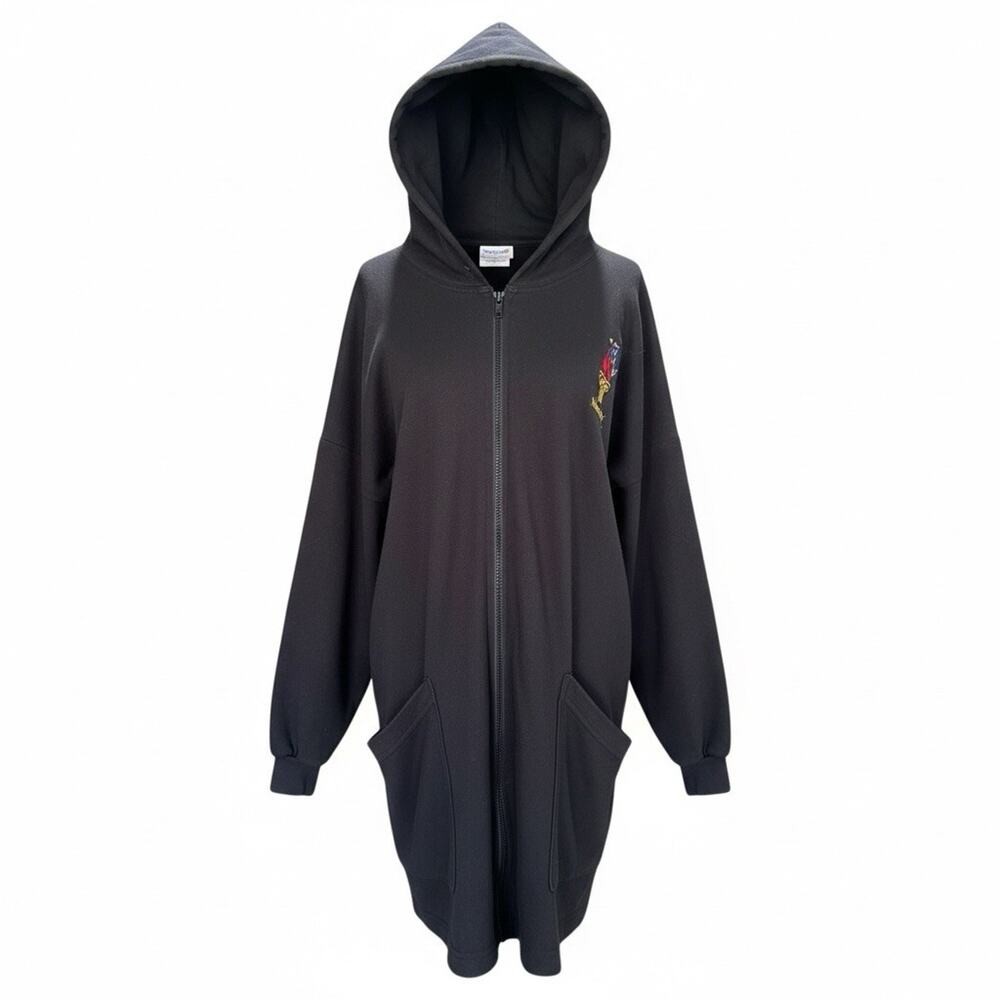 Vintage 90s Atlanta Olympics 1996 Hoodie Black Full Zip USA Sweatshirt medium